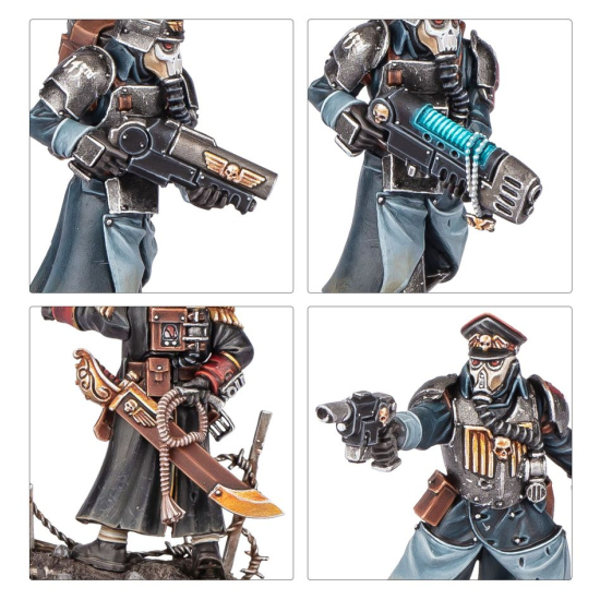 Astra Militarum: Krieg Command Squad – Elitarne Dowództwo Death Korps of Krieg | Warhammer 40,000